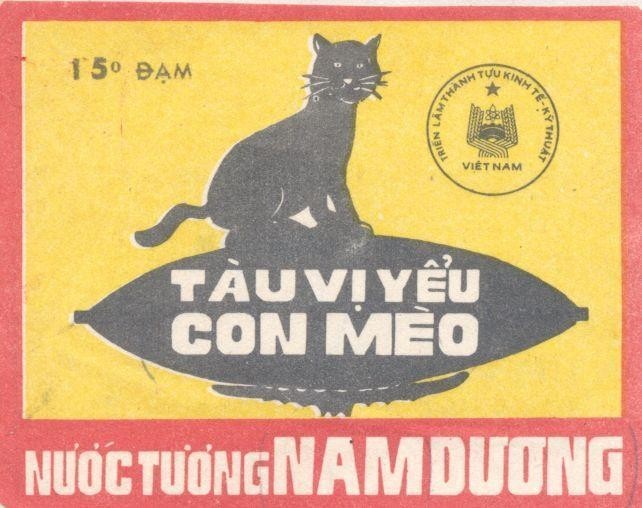 Mẫu nhãn hiệu TàU Vị YểU CON MèO NƯớC TƯƠNG NAM DƯƠNG