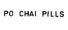 Mẫu nhãn hiệu PO CHAI PILLS