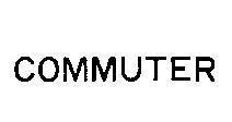 Mẫu nhãn hiệu COMMUTER
