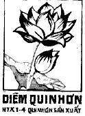 Mẫu nhãn hiệu Diêm Qui Nhơn-HTX 1-4 Qui Nhơn Sản Xuất.