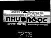 Mẫu nhãn hiệu Như Ngọc-TOOTH PASTE