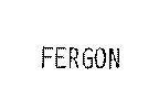 Mẫu nhãn hiệu FERGON