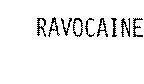 Mẫu nhãn hiệu RAVOCAINE