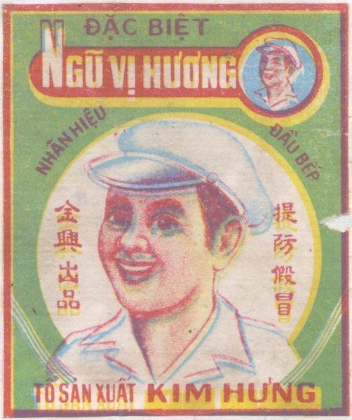 Mẫu nhãn hiệu NGũ Vị HƯƠNG ĐặC BIệT NHãN HIệU ĐầU BếP Tổ SảN XUấT KIM HƯNG