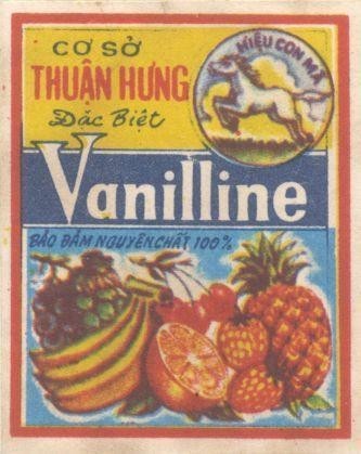 Mẫu nhãn hiệu CƠ Sở THUậN HƯNG Đặc Biệt Vanilline HIệU CON Mã