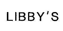 Mẫu nhãn hiệu LIBBYS