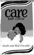 Mẫu nhãn hiệu CARE BABY LOTION-GENTLE AND MILD EVERYDAY