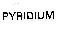 Mẫu nhãn hiệu PYRIDIUM
