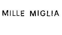 Mẫu nhãn hiệu MILLE MIGLIA