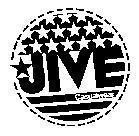 Mẫu nhãn hiệu JIVE CASUALWEAR