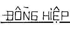 Mẫu nhãn hiệu Đồng Hiệp