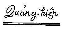 Mẫu nhãn hiệu Quảng Hiệp
