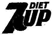 Mẫu nhãn hiệu 7 UP DIET