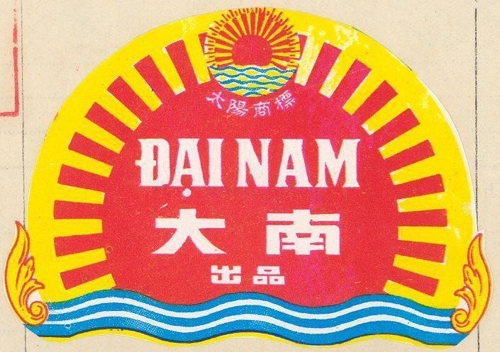 Mẫu nhãn hiệu ĐạI NAM Chữ Tàu