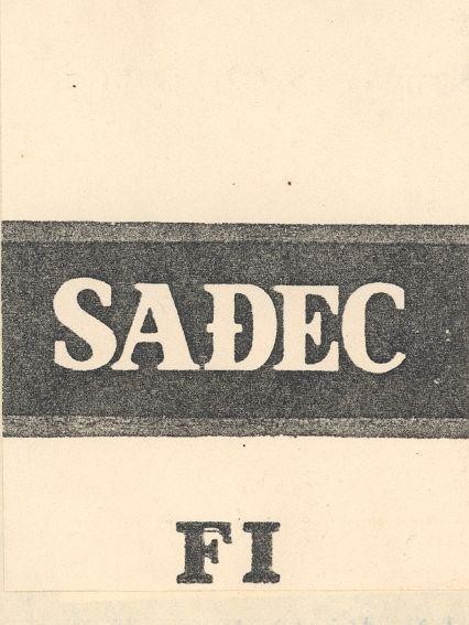 Mẫu nhãn hiệu SAĐEC FI