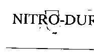 Mẫu nhãn hiệu NITRO-DUR