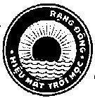Mẫu nhãn hiệu Hiệu Mặt Trời Mọc - Rạng Đông