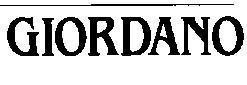 Mẫu nhãn hiệu GIORDANO