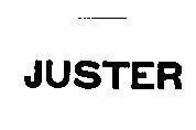 Mẫu nhãn hiệu JUSTER