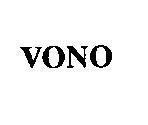 Mẫu nhãn hiệu VONO