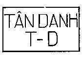 Mẫu nhãn hiệu Tân Danh TD