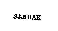 Mẫu nhãn hiệu SANDAK