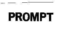 Mẫu nhãn hiệu PROMPT