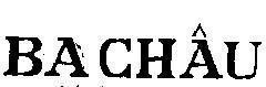 Mẫu nhãn hiệu Ba Châu