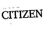 Mẫu nhãn hiệu CITIZEN