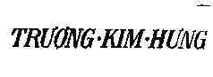 Mẫu nhãn hiệu Trương Kim Hưng