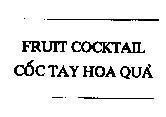 Mẫu nhãn hiệu FRUIT COCKTAIL Cốc Tay Hoa Quả