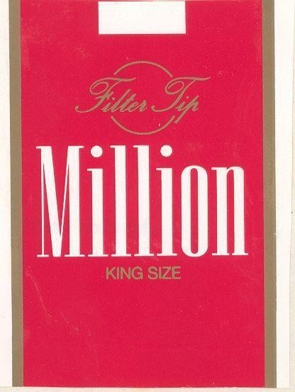 Mẫu nhãn hiệu FilterTip Million KING SZE