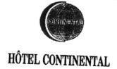 Mẫu nhãn hiệu HOTEL CONTINENTAL