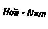 Mẫu nhãn hiệu Hoà - Nam