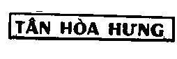 Mẫu nhãn hiệu Tân Hoà Hưng