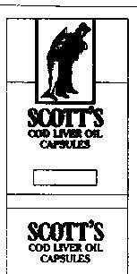Mẫu nhãn hiệu SCOTT'S COD LIVER OIL CAPSULES