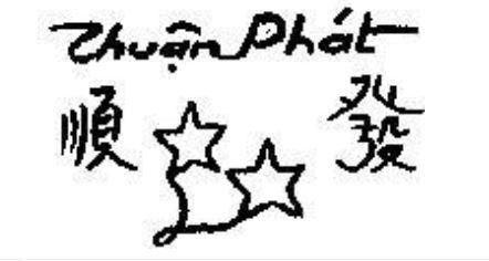Mẫu nhãn hiệu Thuận Phát