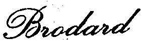 Mẫu nhãn hiệu BRODARD
