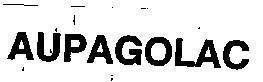 Mẫu nhãn hiệu AUPAGOLAC