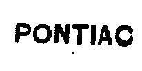Mẫu nhãn hiệu PONTIAC