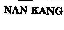 Mẫu nhãn hiệu NAN KANG