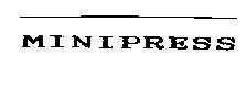 Mẫu nhãn hiệu MINIPRESS