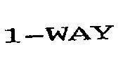 Mẫu nhãn hiệu 1-WAY