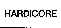 Mẫu nhãn hiệu HARDICORE