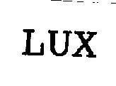 Mẫu nhãn hiệu LUX
