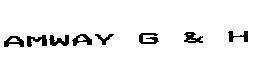 Mẫu nhãn hiệu AMWAY G&H
