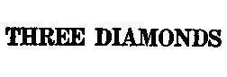 Mẫu nhãn hiệu THREE DIAMONDS