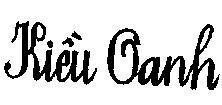 Mẫu nhãn hiệu Kiều Oanh