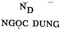 Mẫu nhãn hiệu ND Ngọc Dung