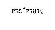 Mẫu nhãn hiệu PEL' FRUIT